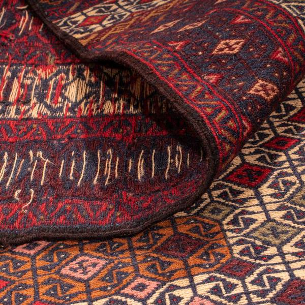 Handgewebt Kelimteppich Rot - Wolle - 115 x 1 x 183 cm