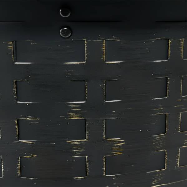 Feuerschale mit Grillrost Schwarz - Stahl - 66 x 62 x 66 cm