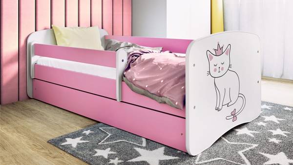 Kinderbett Emily Pink - 80 x 144 cm