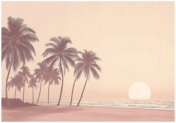 Fototapete Strand Meer Natur Tapete 300 x 210 cm