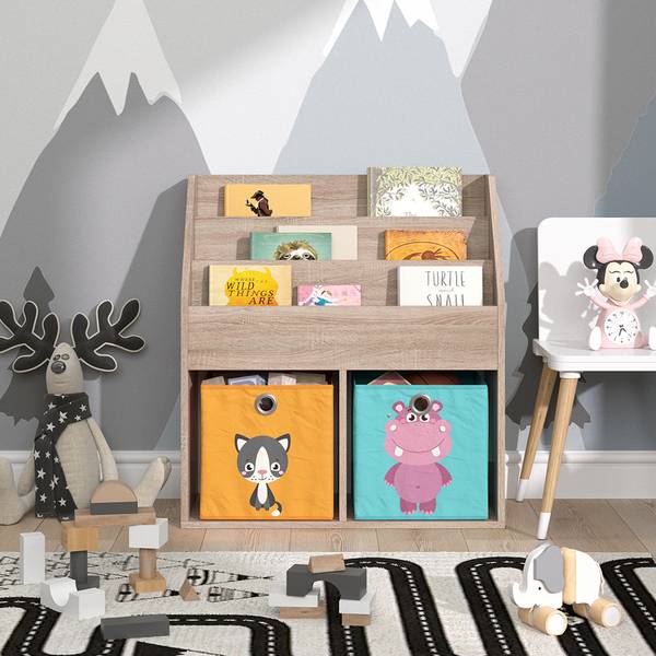 Kinderregal Luigi 37023 Braun - Holzwerkstoff - 72 x 79 x 31 cm