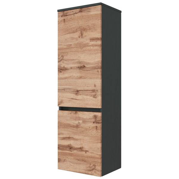 Badmöbel-Set LOUROSA-03-6 4er-Set Braun - Grau - Holzwerkstoff - 180 x 200 x 47 cm