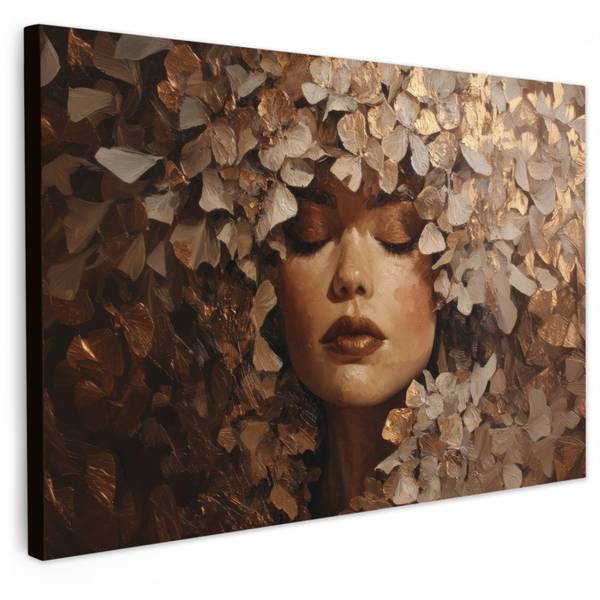 TABLEAU SUR TOILE Femme 150 x 100 cm