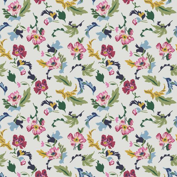 Vliestapete Cambridge gemalten Blumen Fleece - 52 x 1005 x 2 cm