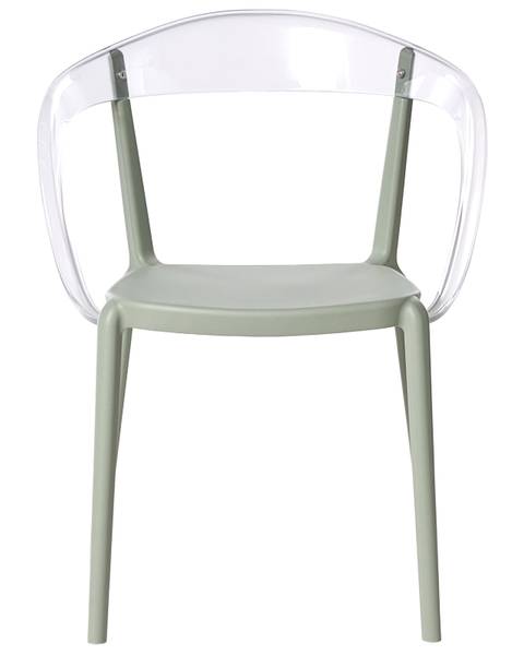 Chaise de jardin MALEVIZI Vert - Vert clair - Transparent