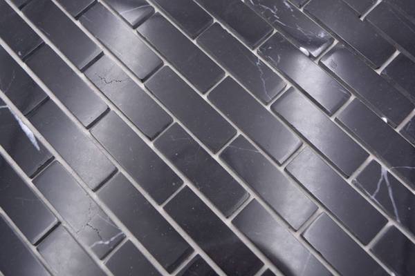 Mosaikfliesen 200-4M82 Schwarz - Stein - 30 x 30 x 30 cm