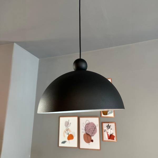 Pendelleuchte SWMYimpi Schwarz - Metall - 30 x 30 x 30 cm