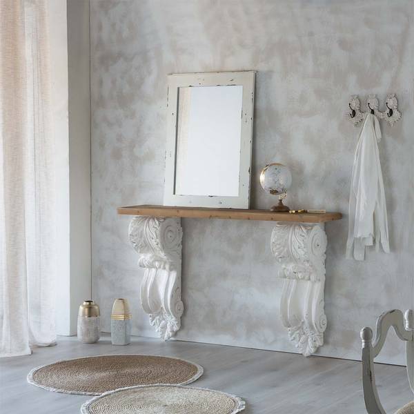 Flurtisch 4523351639 Weiß - Holzwerkstoff - 153 x 93 x 33 cm