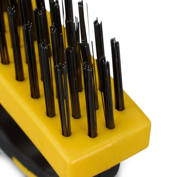 Drahtbüste 5-teiliges Set Schwarz - Gelb - Stahl - 3 x 34 x 11 cm