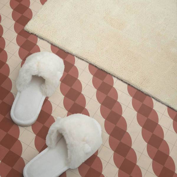 Vinylfliese WellenGeom 20er-Set 20 x 20 cm