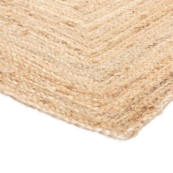 Tapis NATURA Beige - Textile - 160 x 160 x 230 cm