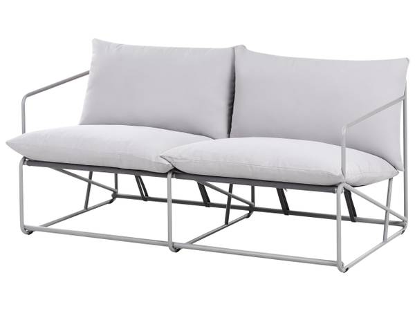 Sofa PONTE 5-tlg Grau - Metall - 160 x 88 x 94 cm