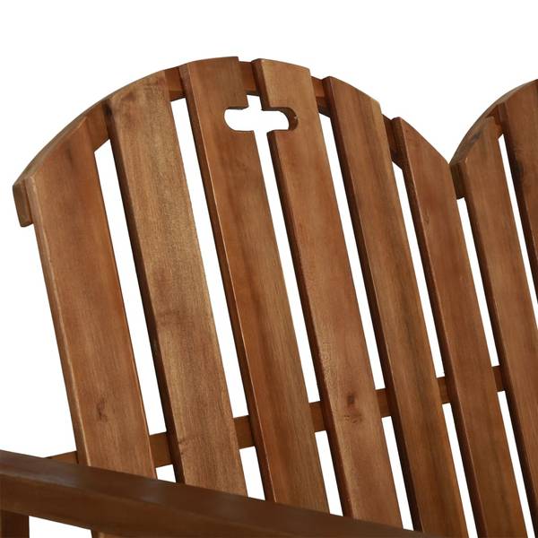 Banc de jardin 3005024 Marron - Acacia - 110 x 79 x 63 cm