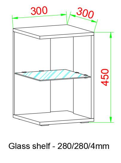 Beistelltisch Elani Eiche
