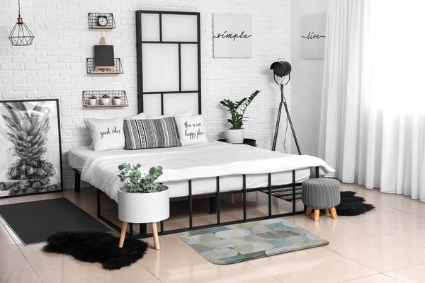 Teppich Geometrisches Muster 60 x 90 cm