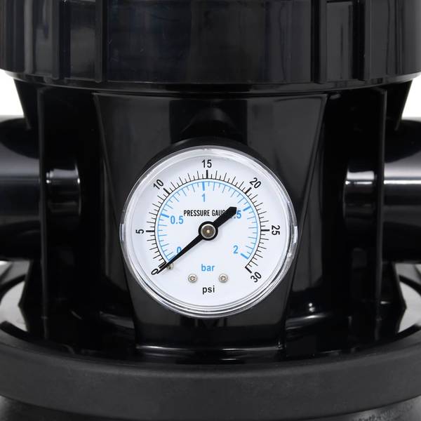 Filtre à sable 93396 Noir - Acier - ABS - 30 x 65 x 45 cm