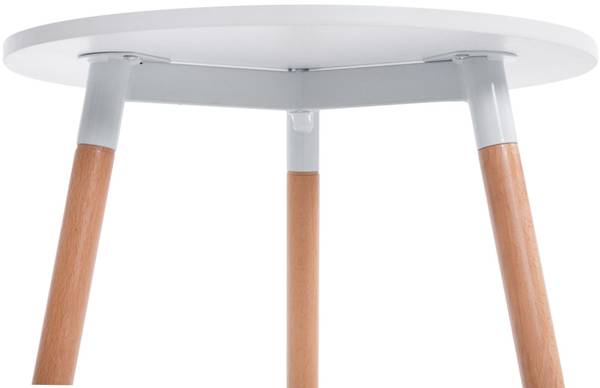 Essgruppe Lamalie (5-teilig) Weiß - Holzwerkstoff - 160 x 83 x 160 cm