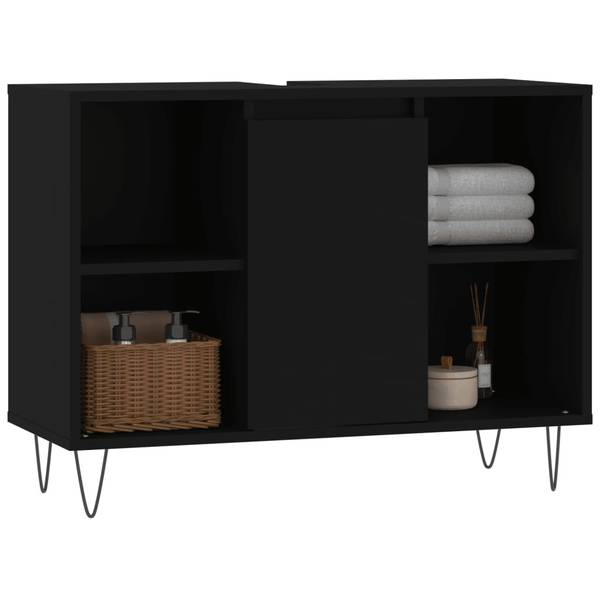 Armoire de salle de bain 3029868 Noir