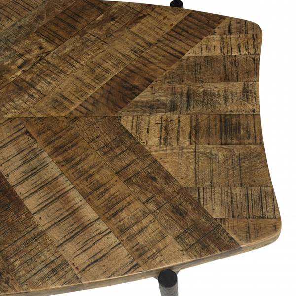 Couchtisch KIARA Braun - Massivholz - 75 x 40 x 135 cm