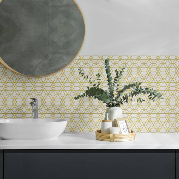 Fliesen Geo Regelmäßige Formen 4er Set 50 x 50 cm