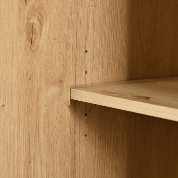 Sideboard Helios Ⅱ Braun - Stahl - Farbglas - 40 x 85 x 160 cm