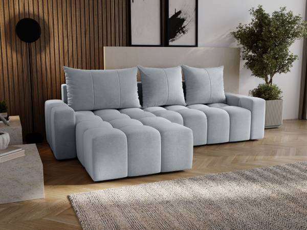 Ecksofa BRESSO Hellgrau