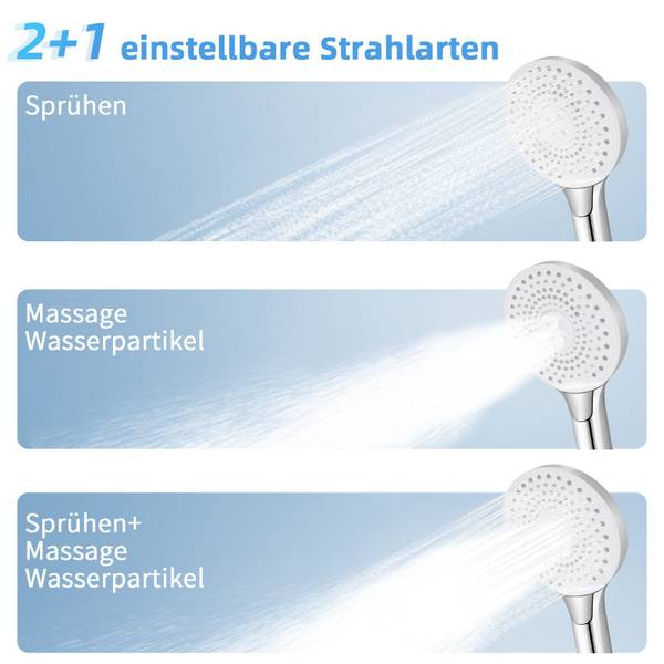 Tête de douche DuschPurVitality Argenté