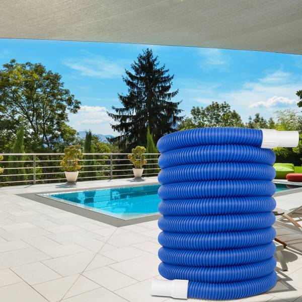 Poolschlauch blau 32mm Breite: 1000 cm