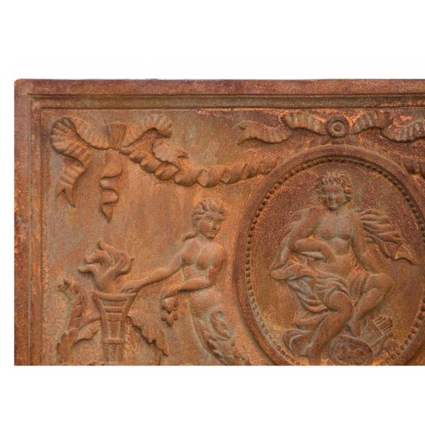 Kaminplatte ENGEL Braun - Gusseisen - 2 x 81 x 65 cm