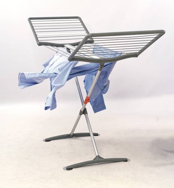 Standtrockner Premium FASHIONDRY PLUS Weiß - Kunststoff - 58 x 14 x 122 cm