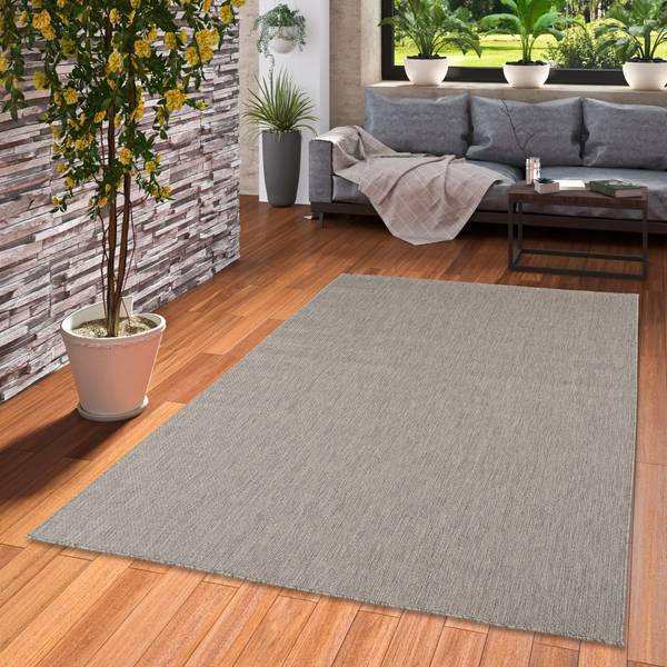 Tapis d’extérieur Valencia Mix Anthracite - 80 x 150 cm