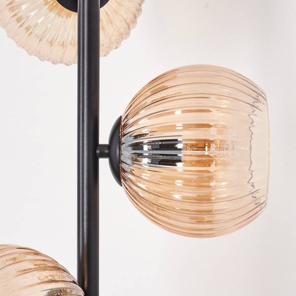 Stehlampe Cesaro Orange - Aluminium - Klarglas - 31 x 160 x 95 cm