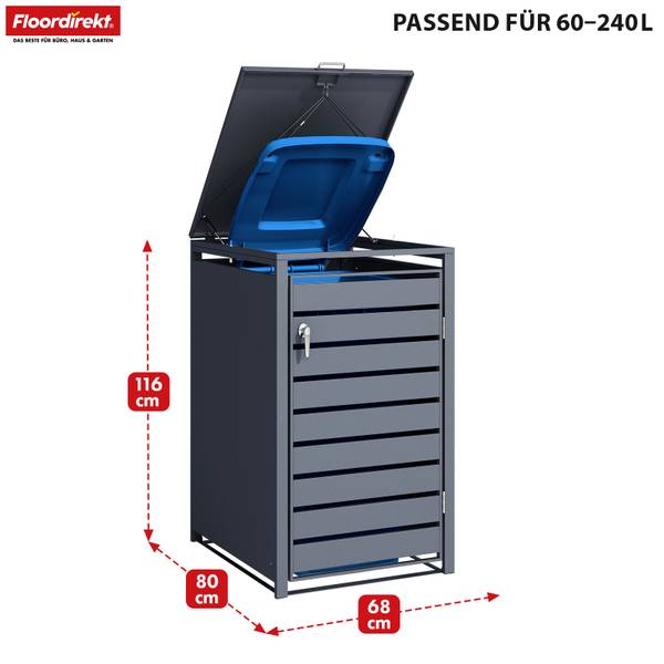 Mülltonnenbox Magnus Breite: 68 cm