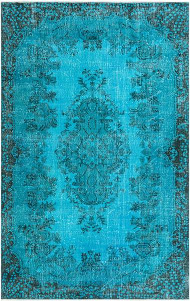 Teppich Ultra Vintage DCCCXLV Blau - Wolle - 175 x 1 x 282 cm