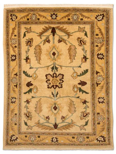Orientteppich Oriental Beige - Wolle - 134 x 1 x 186 cm