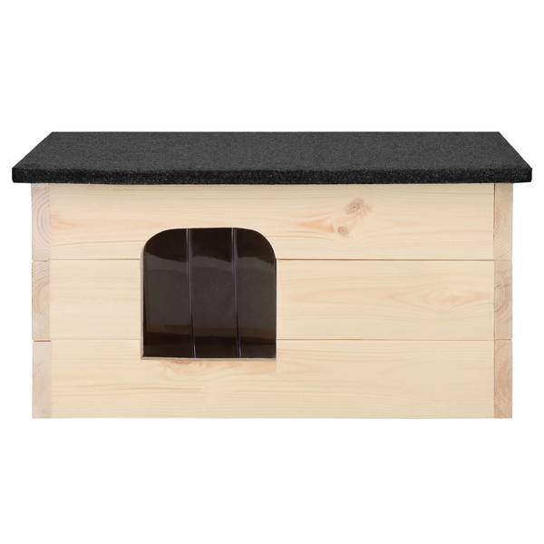 Katzenhaus DH001 YELLOW Gelb - Massivholz - 39 x 30 x 54 cm