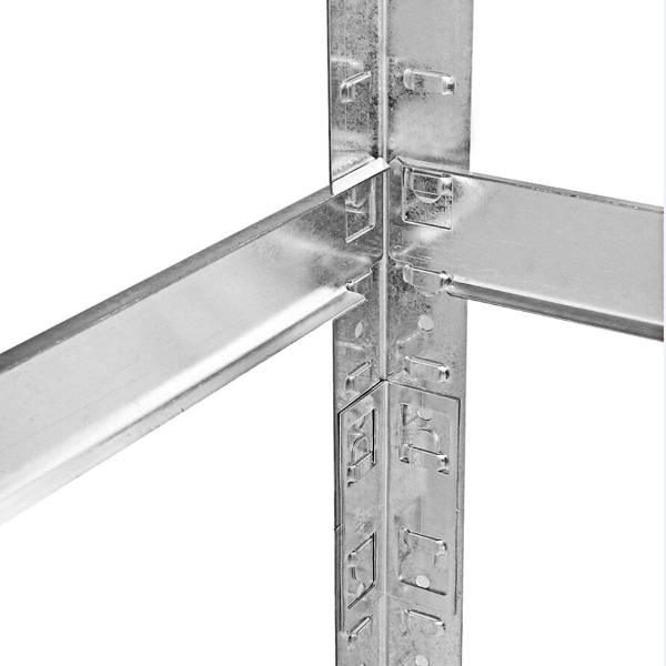 Reifenständer Werkstattregal 3 Ebenen Silber - Metall - 40 x 180 x 120 cm