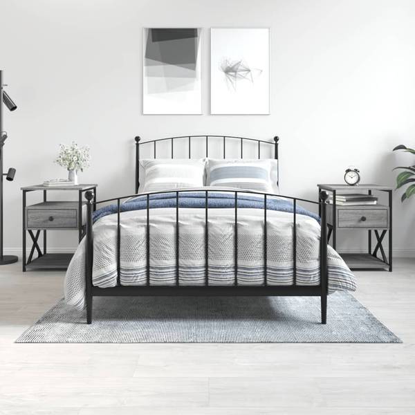 Nachttische 2er Set W713 Grau