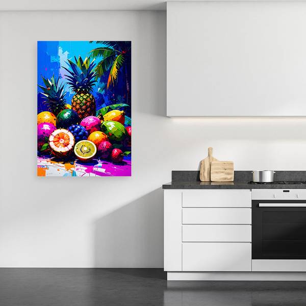 Canvas schilderij Fruit 80 x 120 cm