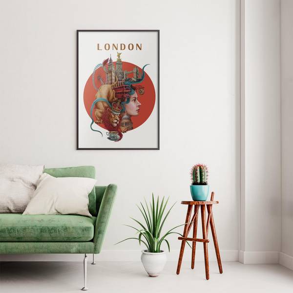 Poster London Big Ben 42 x 59 cm