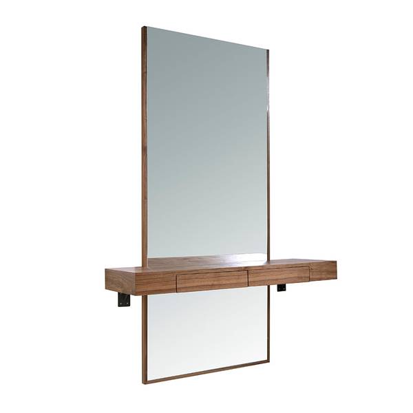 Wandspiegel 3235 Braun - Holzwerkstoff - 120 x 180 x 35 cm