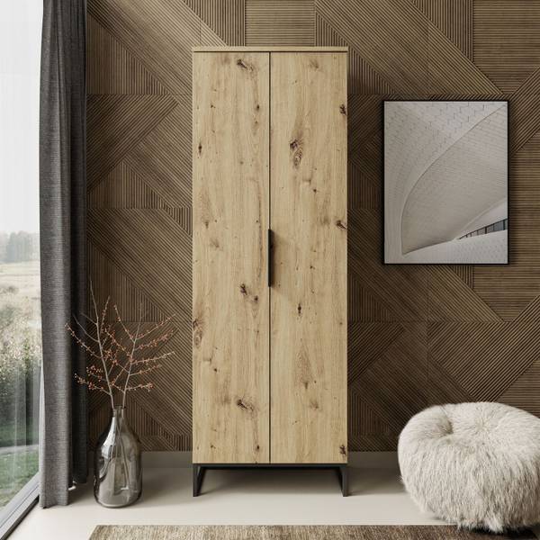Kleiderschrank TOP Zweitüriger Braun - Holzwerkstoff - 68 x 197 x 37 cm