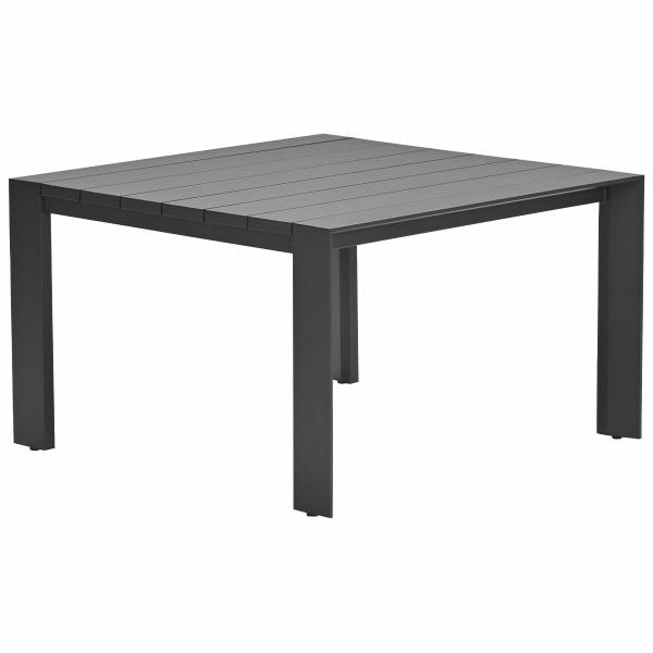 Loungetafel Malakka grijs - aluminium - 112 x 68 x 112 cm