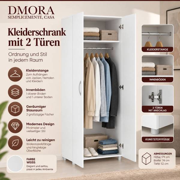 Schrank Malvito Weiß