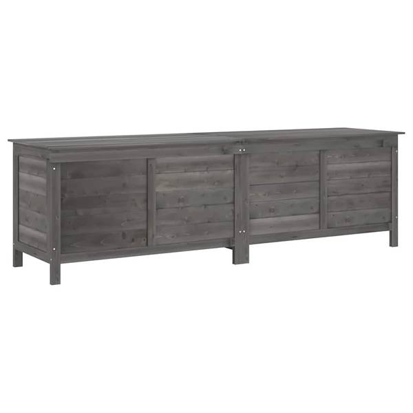 Gartentruhe M684818 Anthrazit - 199 x 57 x 50 cm