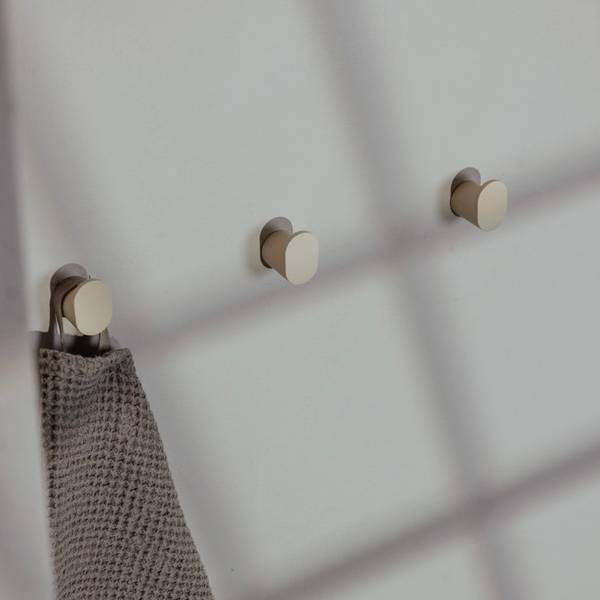 Kleiderhaken PALO 6er Set Beige