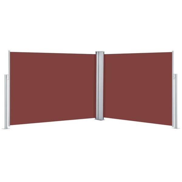 Auvent latéral 3000267-2 Marron - Polyester - 1000 x 140 x 1 cm