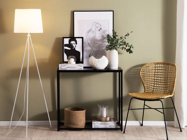 Grande lampe SAMBRA Blanc - Métal - 35 x 149 x 35 cm