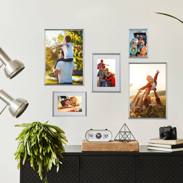 Bilderrahmen 2er Set 10 x 15 cm Silber