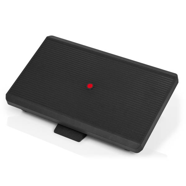 Fußablage PIEDINO STRIPE PRO Schwarz - Kunststoff - 56 x 10 x 35 cm